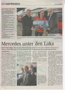 Neue Garnituren auf der S2