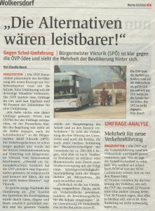 Die Alternativen wären leistbarer 19. Mai 2016 NÖN